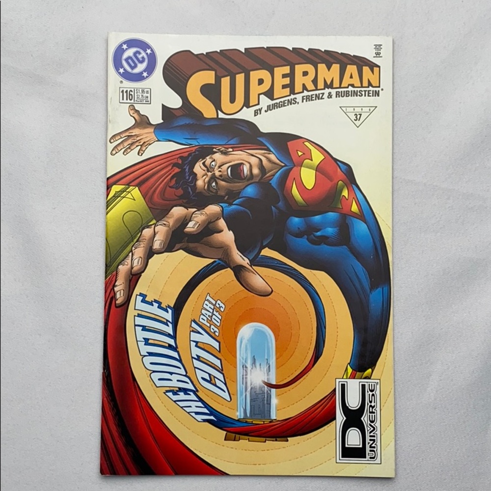Superman Comic Book No. 116 Oct ‘96 Vintage DC Universe Logo Variant DC Comics